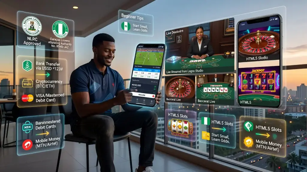 Online Casinos and Betting in Nigeria: Legal Safety, Payment Methods, Mobile Games, Odds, Currencies, Beginner Tips and Popular Live Dealer Games