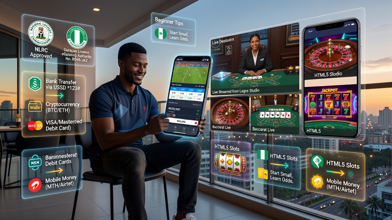 Online Casinos and Betting in Nigeria: Legal Safety, Payment Methods, Mobile Games, Odds, Currencies, Beginner Tips and Popular Live Dealer Games